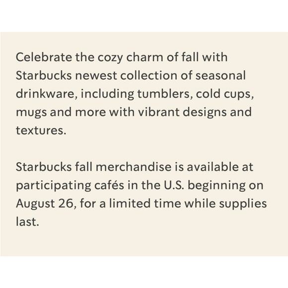 NEW Starbucks Fall 2025 Soft Orange Pumpkin Tumbler 16oz Collectors Merchandise - Picture 4 of 4